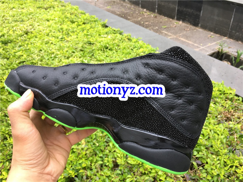 Authentic Air Jordan 13 Retro Black Green